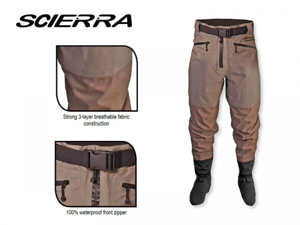 SCIERRA CC3 XP WAIST WADER STOCKING FOOT