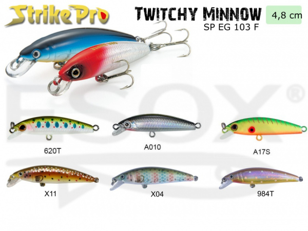 Strike Pro - Twitchy Minnow - 4,8 cm