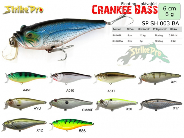 Strike Pro - Crankee Bass - 6 cm