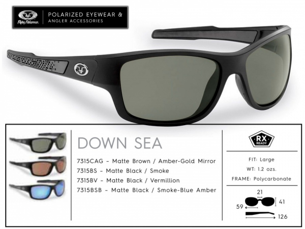 Polarizačné okuliare Flying Fisherman /DOWN SEA/