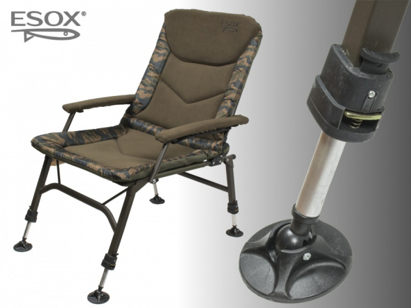 Kreslo Esox Steel Chair LUX 2018