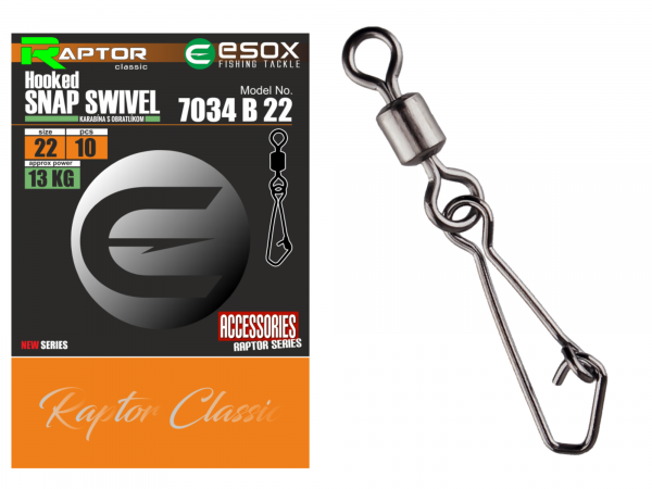 Hooked Snap Swivel