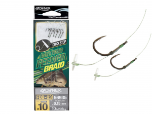 Nadväzec Owner FDB-03 Method Feeder Quick Stop - Braided Line