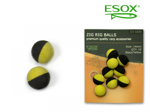 ESOX ZIG RIG BALLS, 14 mm, 10 ks