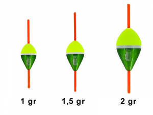 Plavák # 1gr - 1,5gr - 2gr