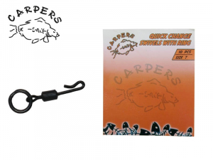 CARPERS QUICK CHANGE SWIVELS WITH RING