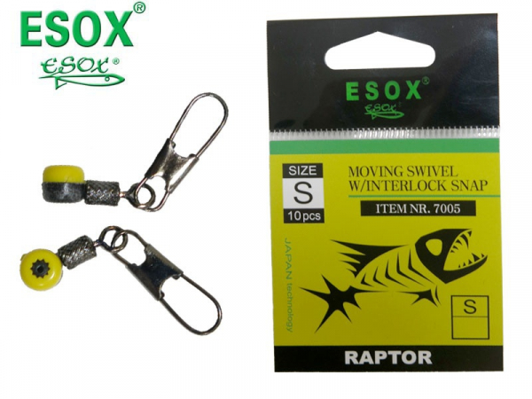 ESOX MOVING SWIVEL / 10 ks