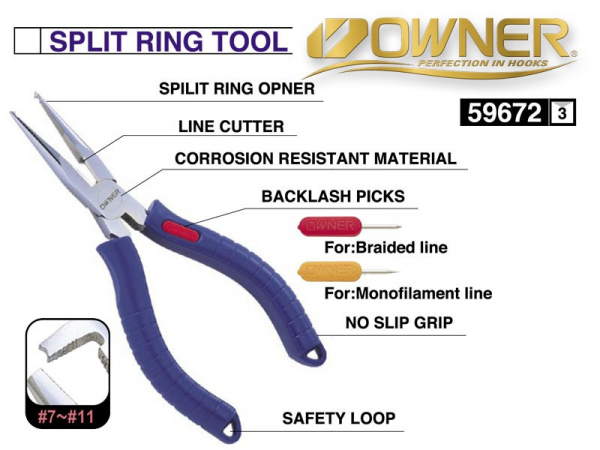 OWNER 89672 SPLIT RING TOOL GP-60