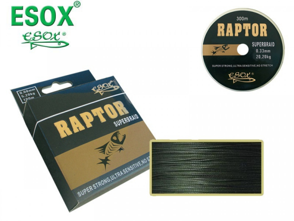 ESOX RAPTOR SUPERBRAID DYNEEMA 100 m