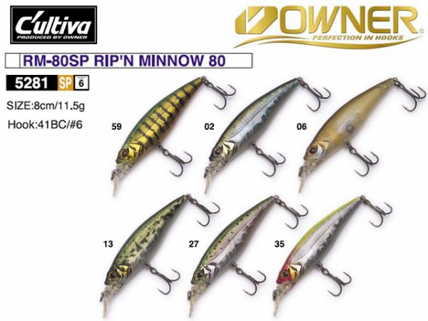 OWNER RM 80 RIP’N MINNOW